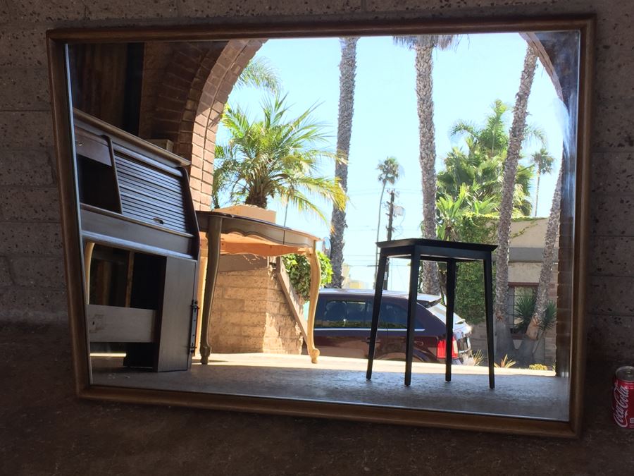 John Van Koert For Drexel Mid-Century Modern Projection Mirror - Goes With Drexel Chest Of Drawers In This Auction [Photo 4]