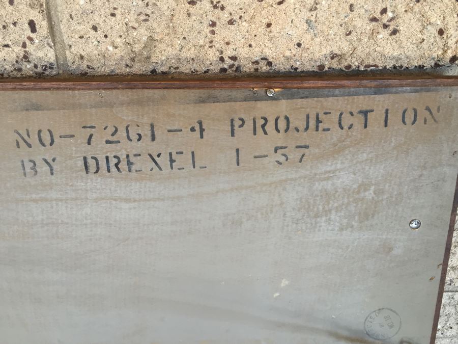 John Van Koert For Drexel Mid-Century Modern Projection Mirror - Goes With Drexel Chest Of Drawers In This Auction [Photo 10]