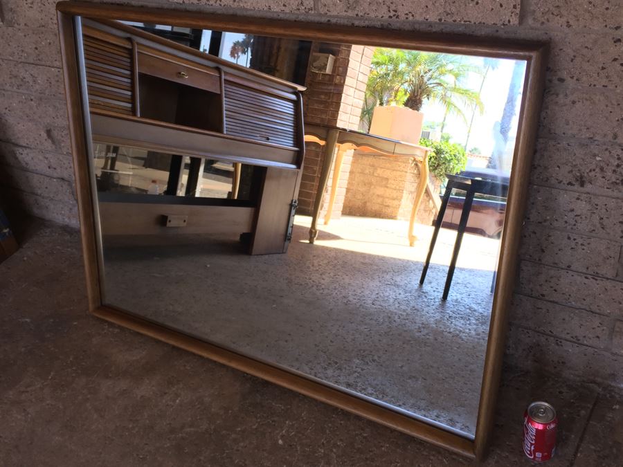 John Van Koert For Drexel Mid-Century Modern Projection Mirror - Goes With Drexel Chest Of Drawers In This Auction [Photo 5]