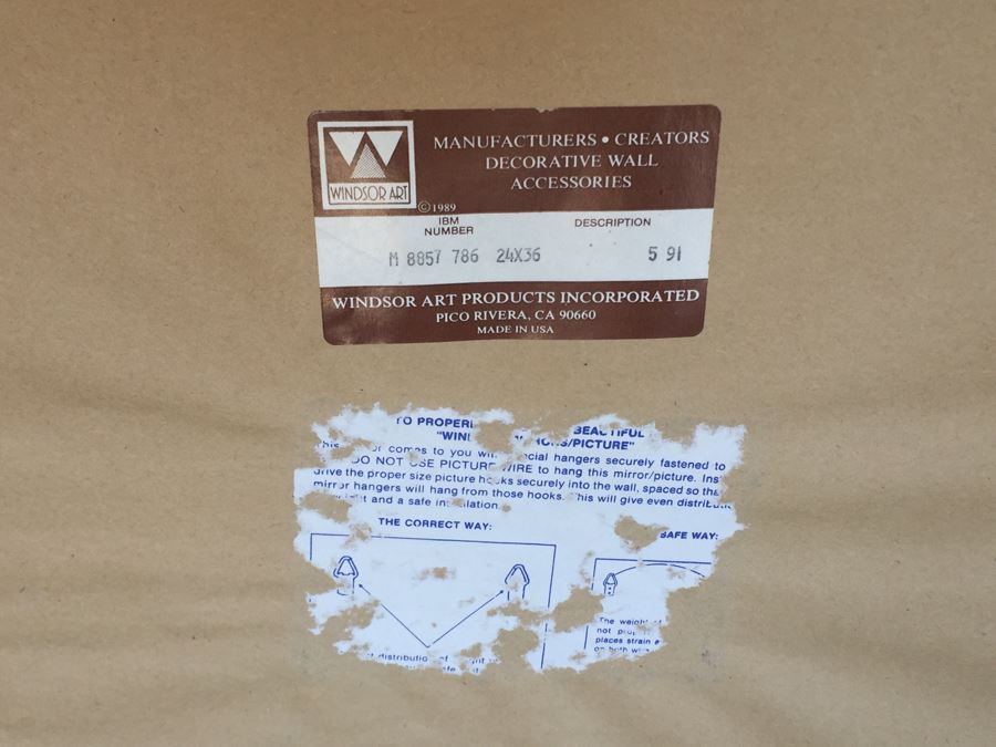 Windsor Art Beveled Glass 24 x 36 Wall Mirror [Photo 11]