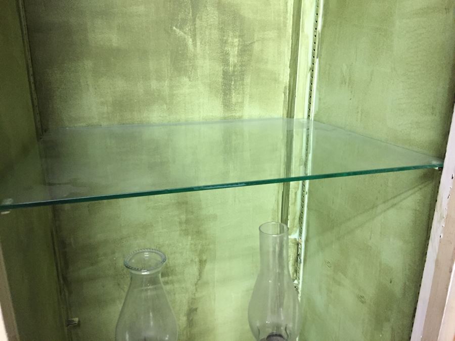 Nice Wooden Wall Unit With Bottom Credenza And Hutch With Domed Top [Photo 11]