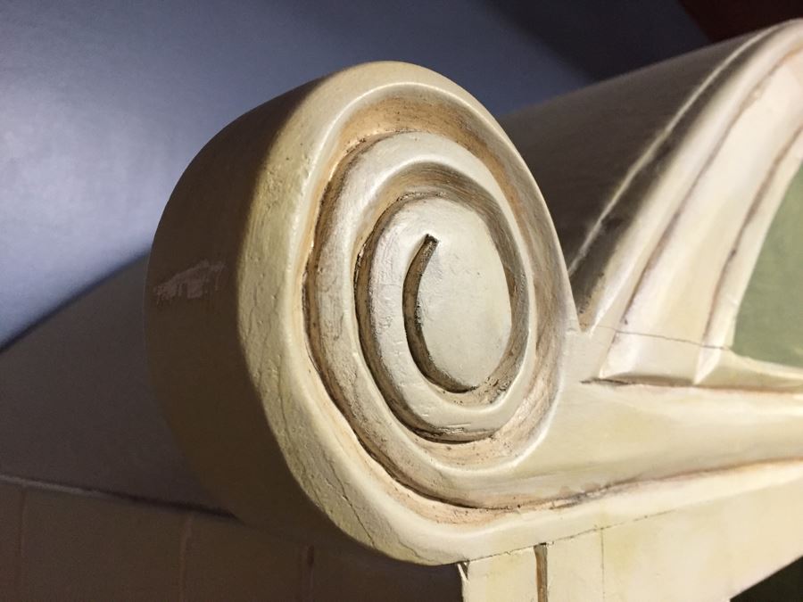 Nice Wooden Wall Unit With Bottom Credenza And Hutch With Domed Top [Photo 13]