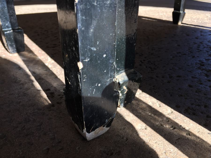 Set Of Hand Painted Chinese Nesting Tables Black Lacquer [Photo 19]