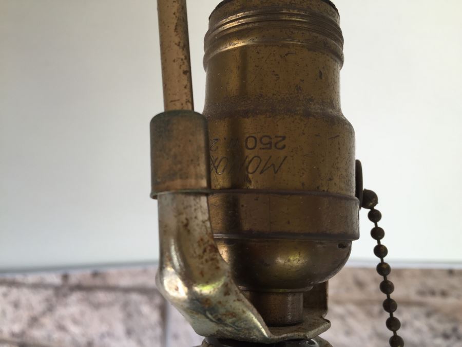 Stunning Vintage Carved Wood Floor Lamp [Photo 14]