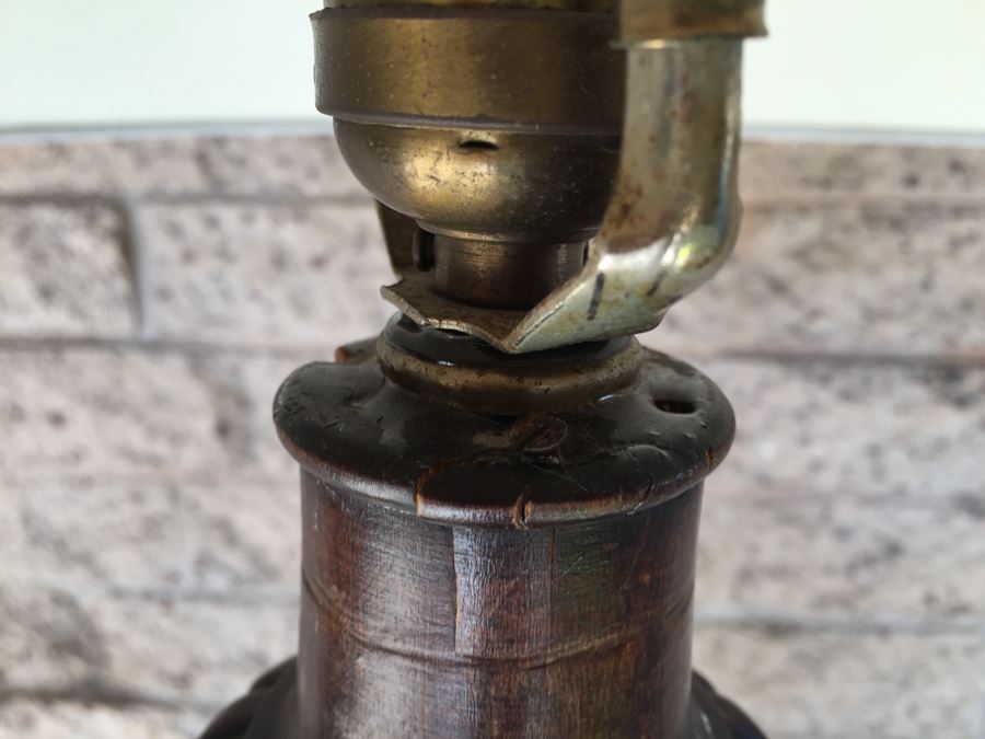 Stunning Vintage Carved Wood Floor Lamp [Photo 10]