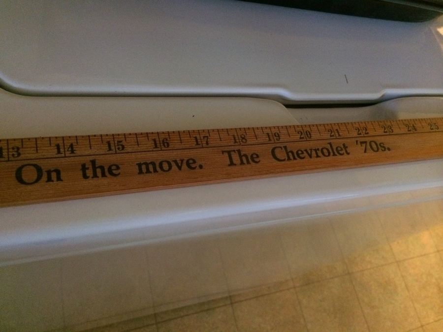 Vintage Chevrolet Dealership Yardstick [Photo 2]