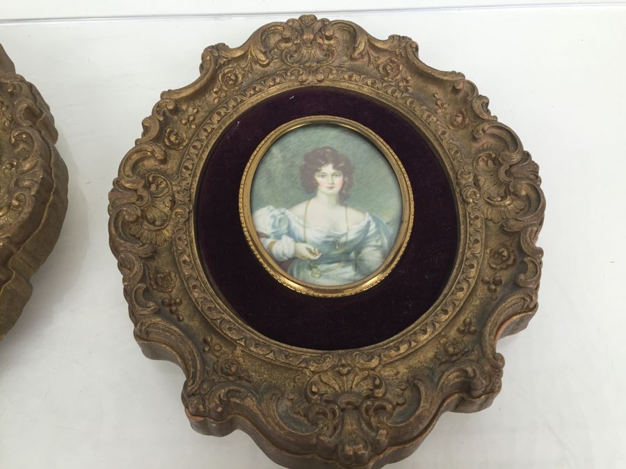 Set Of 4 Vintage Framed Portrait Prints By A Cameo Creation [Photo 6]