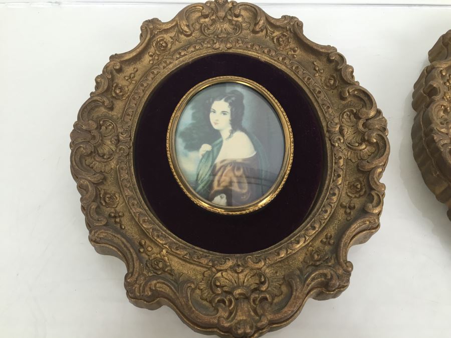 Set Of 4 Vintage Framed Portrait Prints By A Cameo Creation [Photo 4]