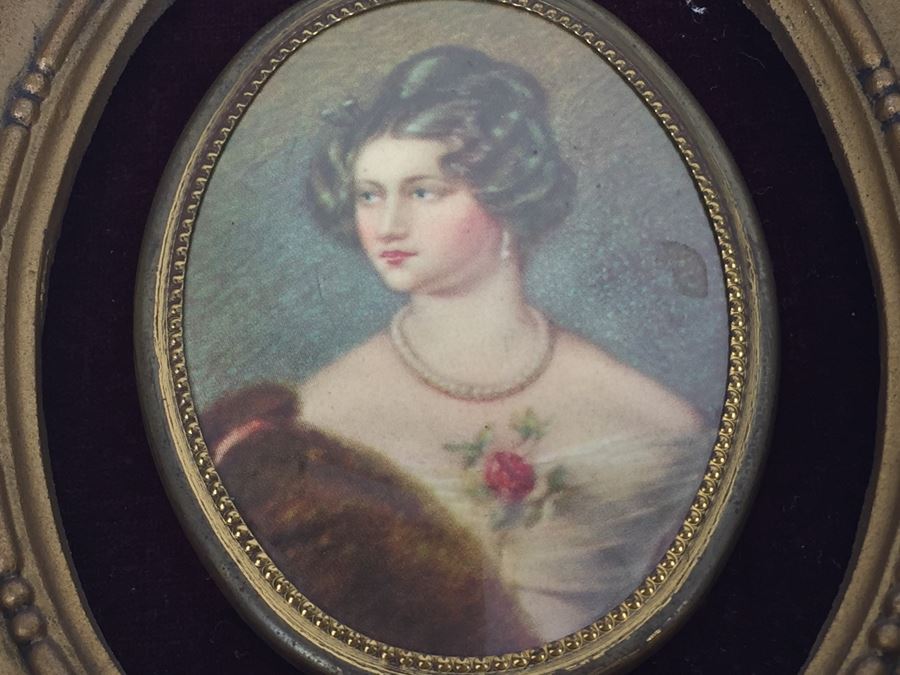 Set Of 4 Vintage Framed Portrait Prints By A Cameo Creation [Photo 9]