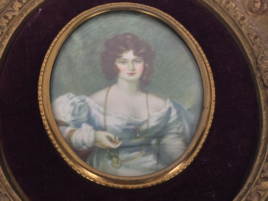 Set Of 4 Vintage Framed Portrait Prints By A Cameo Creation [Photo 7]