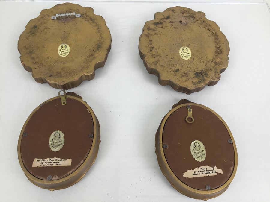 Set Of 4 Vintage Framed Portrait Prints By A Cameo Creation [Photo 12]