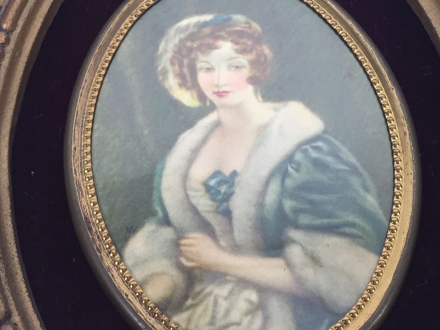 Set Of 4 Vintage Framed Portrait Prints By A Cameo Creation [Photo 11]
