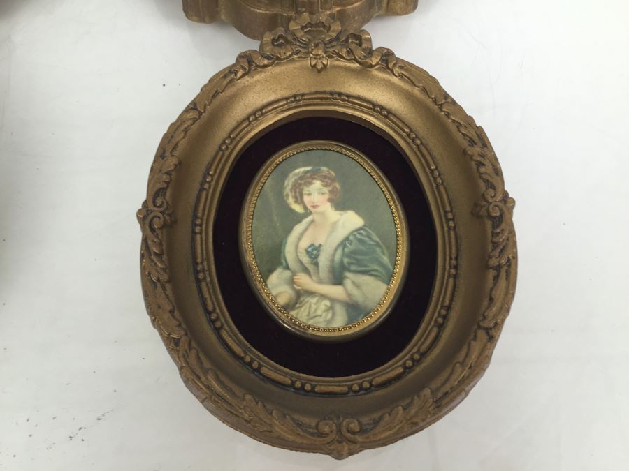 Set Of 4 Vintage Framed Portrait Prints By A Cameo Creation [Photo 10]