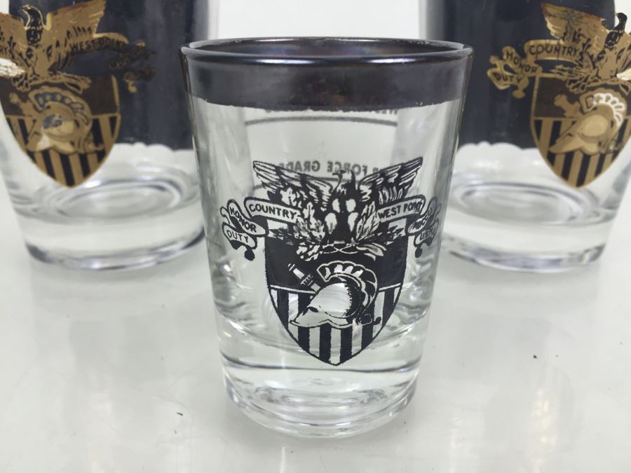 Set Of 3 West Point Glasses [Photo 2]