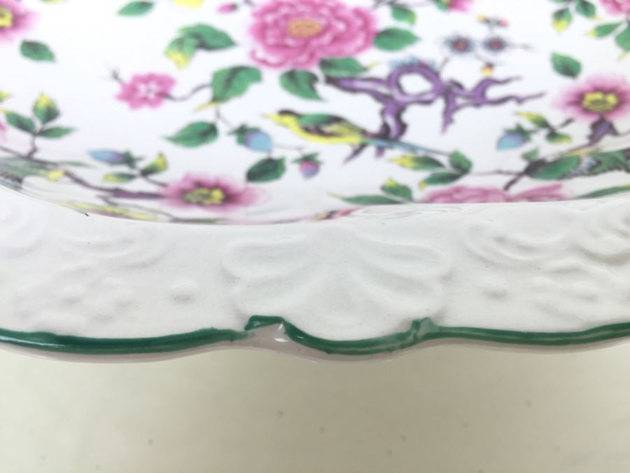 Antique Old Foley James Kent LTD Wash Bowl and Pitcher Chinese Rose From England [Photo 8]