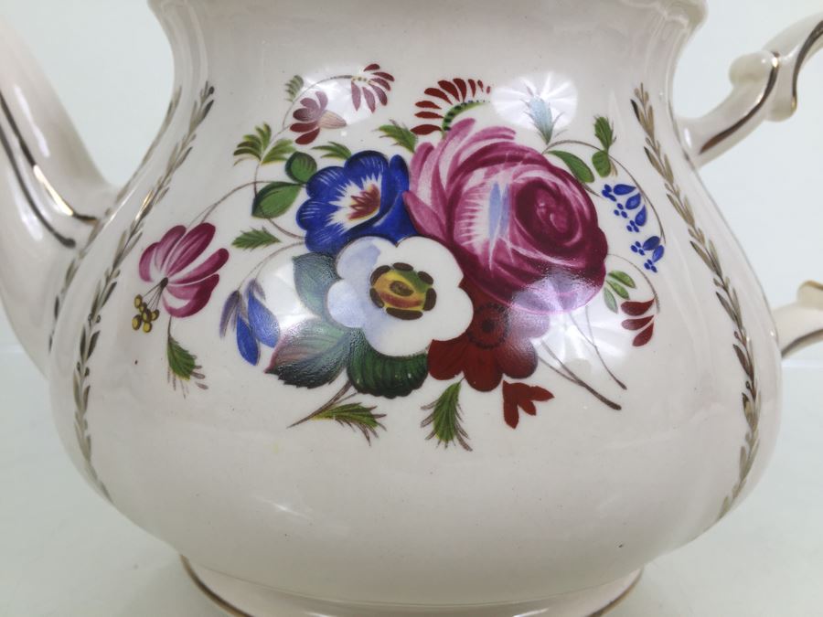 Sadler England Hand Painted Tea Pot [Photo 5]