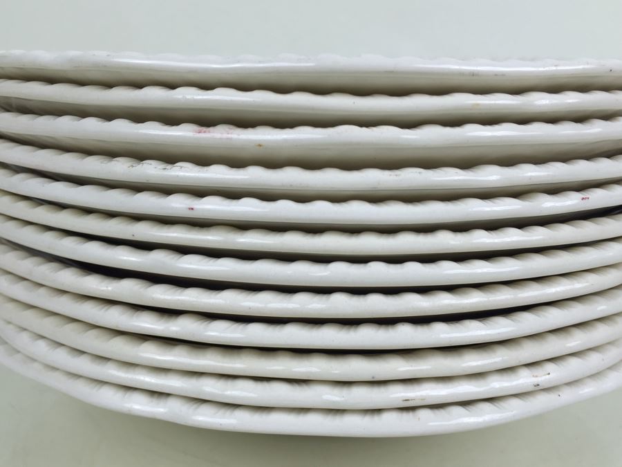 (12) Spode's Tower Copeland England Red Transferware Bowls [Photo 8]