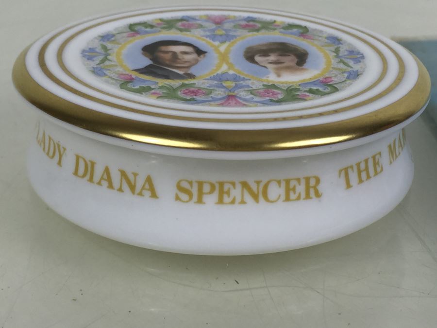 Coalport China England The Prince Of Wales And Lady Diana Spencer Locking Candy Box Limited Edition 579 Of 2,000 [Photo 7]