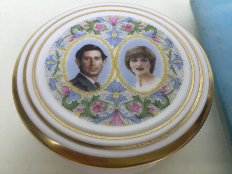Coalport China England The Prince Of Wales And Lady Diana Spencer Locking Candy Box Limited Edition 579 Of 2,000 [Photo 5]