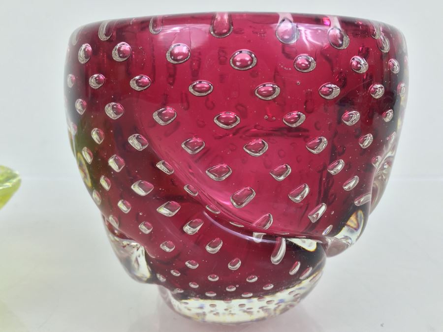 Pair Of Murano Art Glass Pieces [Photo 7]