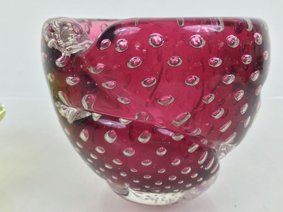 Pair Of Murano Art Glass Pieces [Photo 9]