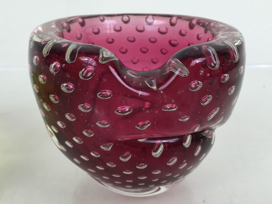 Pair Of Murano Art Glass Pieces [Photo 2]