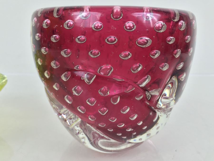 Pair Of Murano Art Glass Pieces [Photo 8]