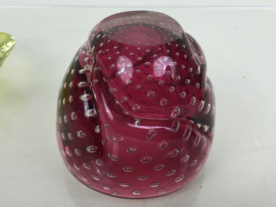 Pair Of Murano Art Glass Pieces [Photo 10]