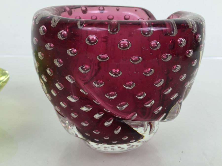 Pair Of Murano Art Glass Pieces [Photo 6]