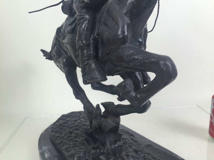 Trooper Of The Plains By Frederic Remington Bronze Statue Limited Edition 1 Of 100 [Photo 21]