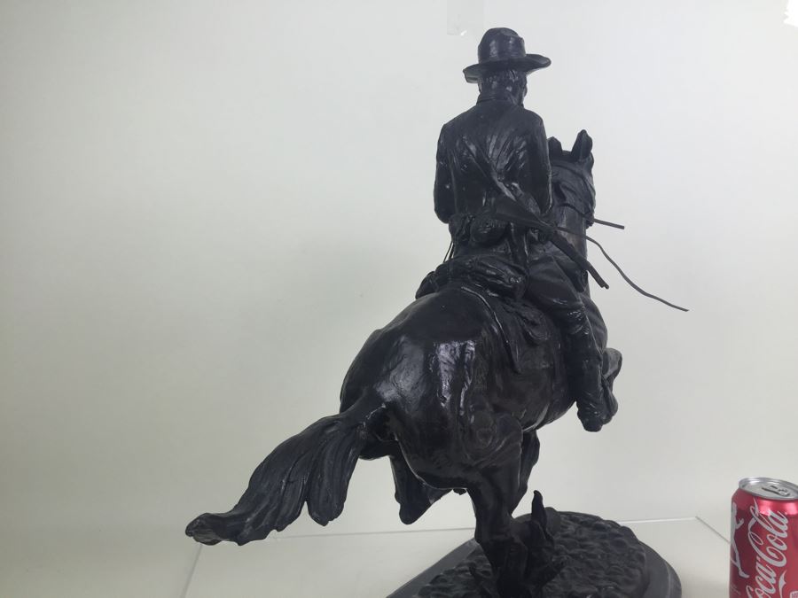 Trooper Of The Plains By Frederic Remington Bronze Statue Limited Edition 1 Of 100 [Photo 27]