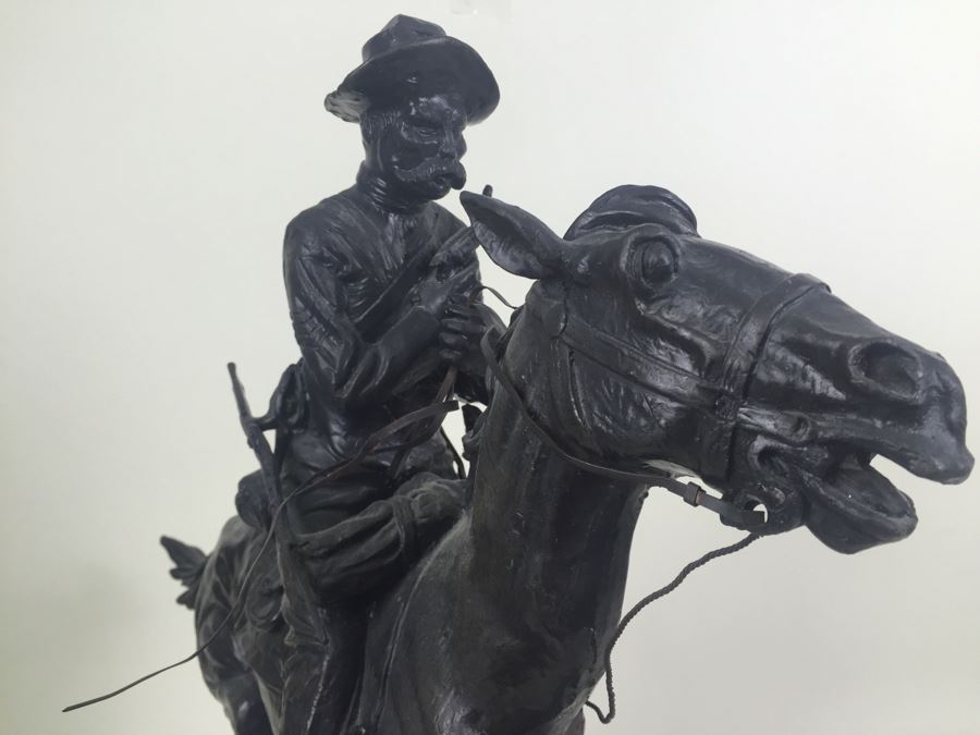Trooper Of The Plains By Frederic Remington Bronze Statue Limited