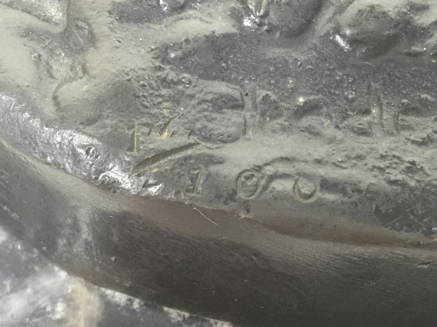 Trooper Of The Plains By Frederic Remington Bronze Statue Limited Edition 1 Of 100 [Photo 5]