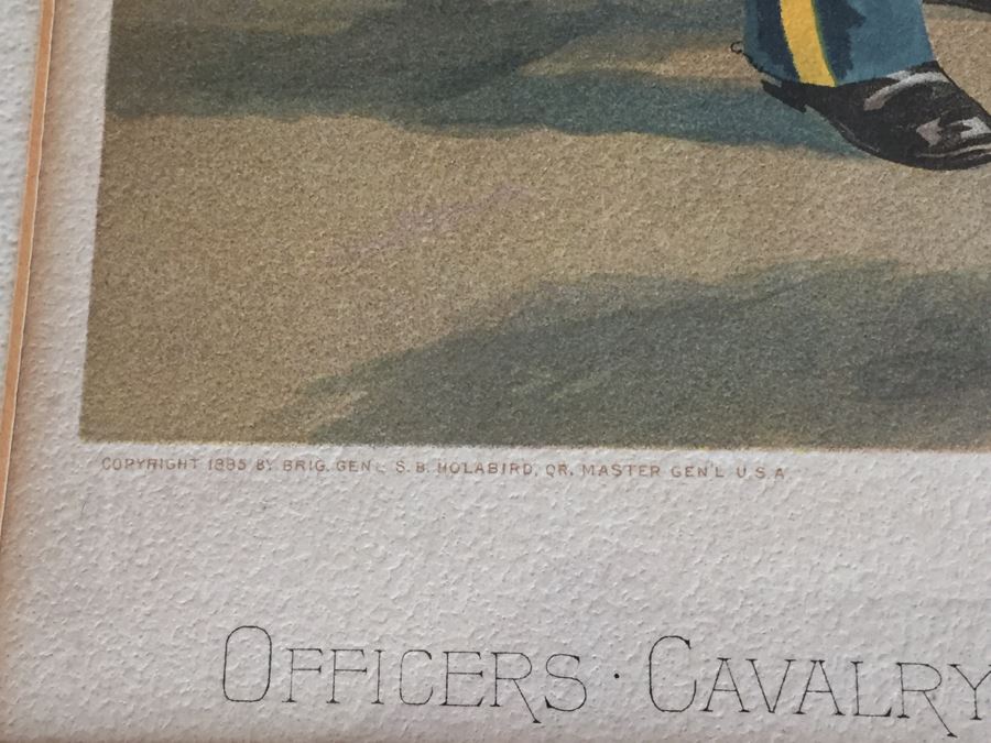 Pair Of Framed West Point Army Military Academy Prints [Photo 8]