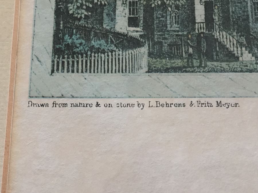 Pair Of Framed West Point Army Military Academy Prints [Photo 19]