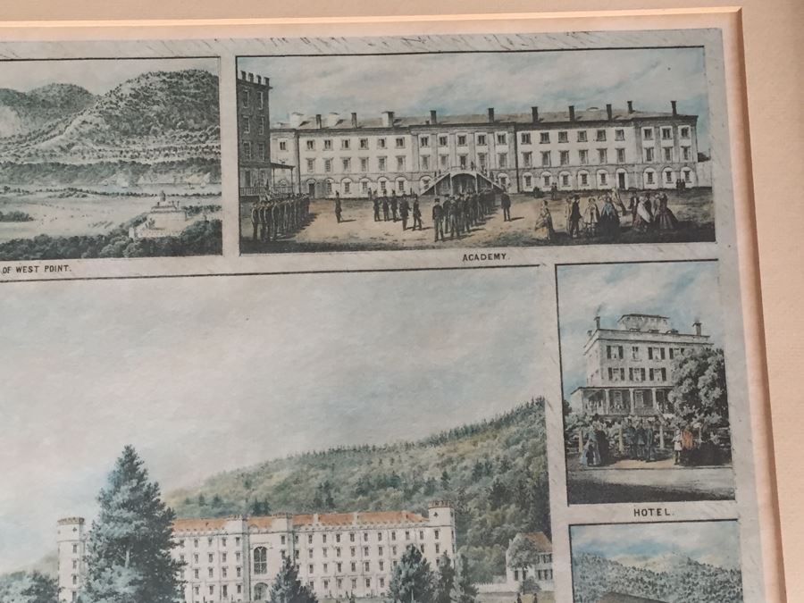 Pair Of Framed West Point Army Military Academy Prints [Photo 12]