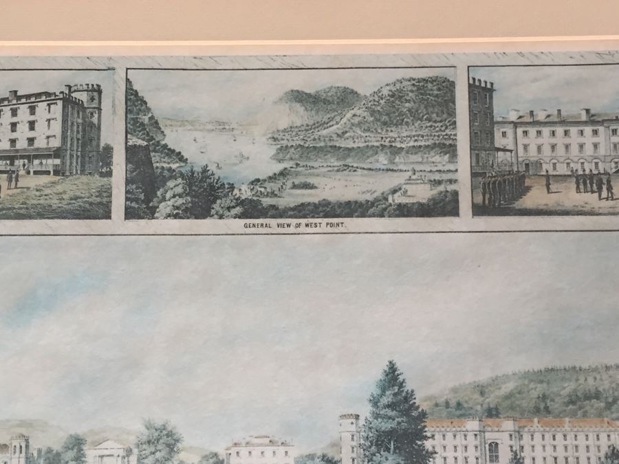Pair Of Framed West Point Army Military Academy Prints [Photo 11]