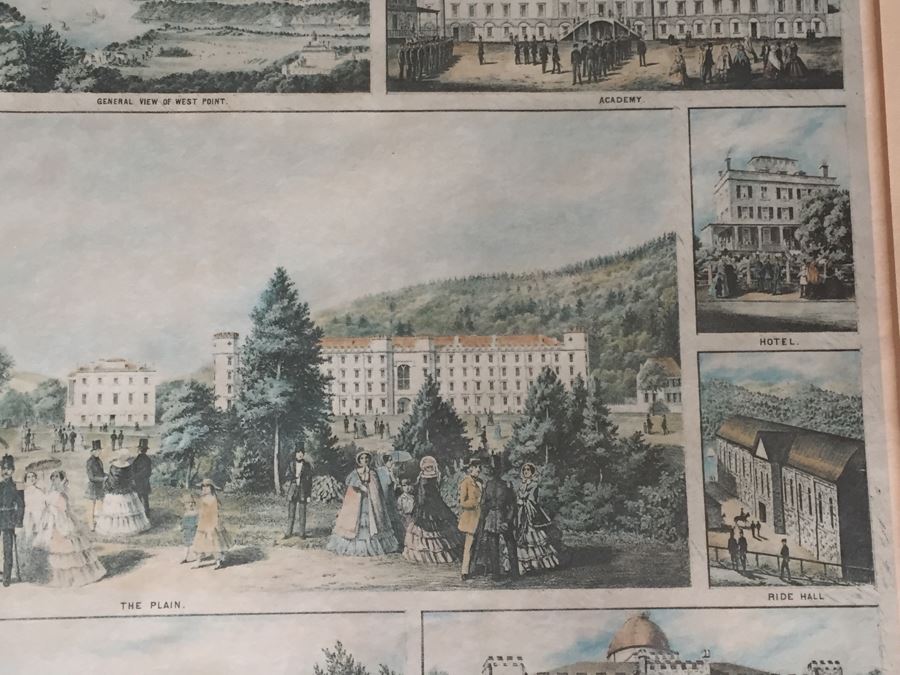 Pair Of Framed West Point Army Military Academy Prints [Photo 13]