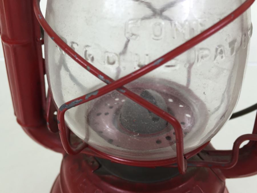 Dietz Comet Oil Lantern Red Vintage [Photo 10]