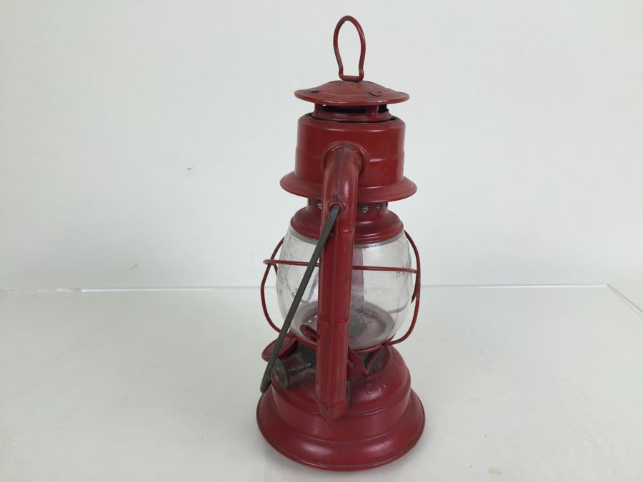 Dietz Comet Oil Lantern Red Vintage [Photo 13]
