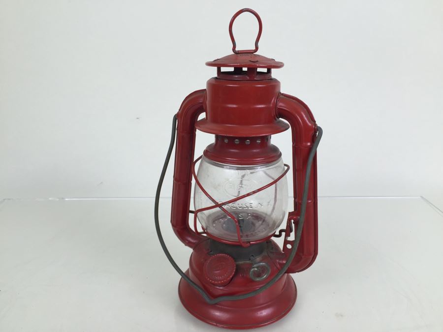 Dietz Comet Oil Lantern Red Vintage [Photo 14]