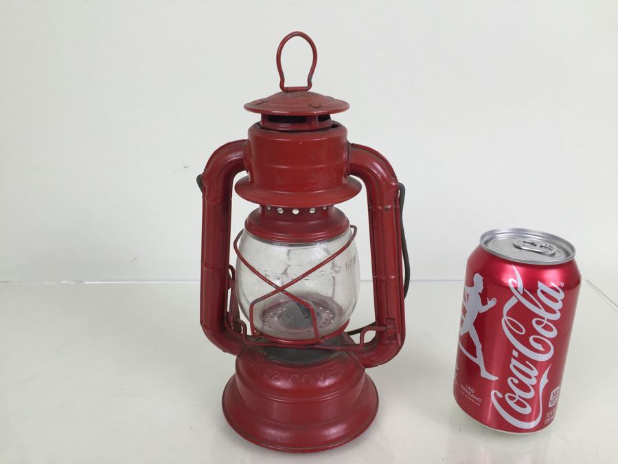 Dietz Comet Oil Lantern Red Vintage [Photo 1]