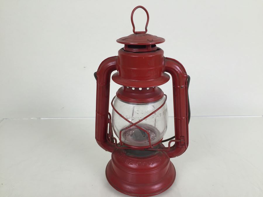 Dietz Comet Oil Lantern Red Vintage [Photo 4]