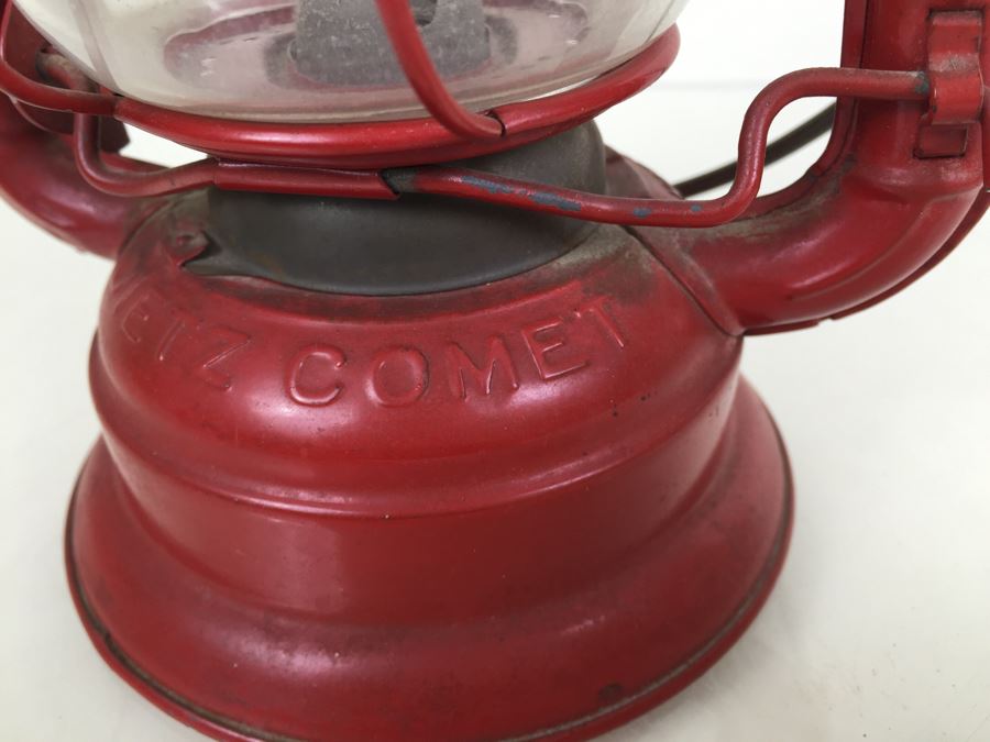 Dietz Comet Oil Lantern Red Vintage [Photo 3]