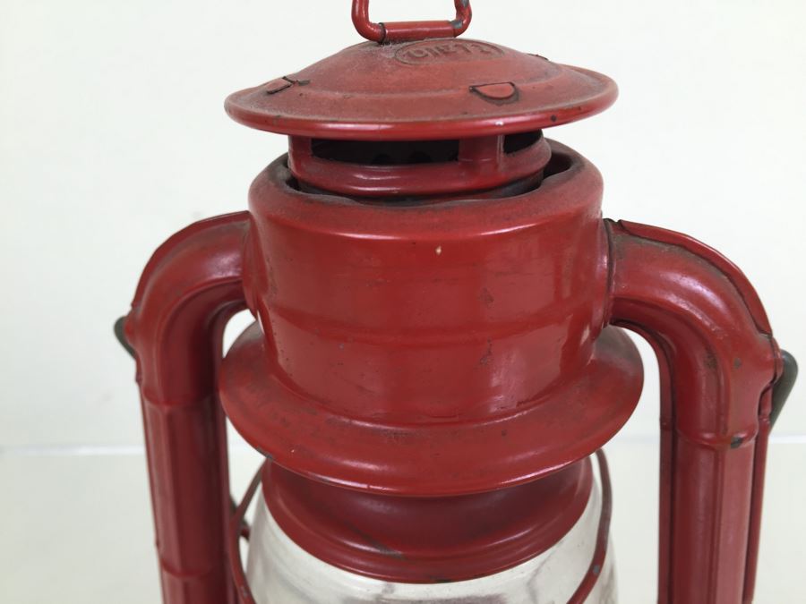 Dietz Comet Oil Lantern Red Vintage [Photo 6]