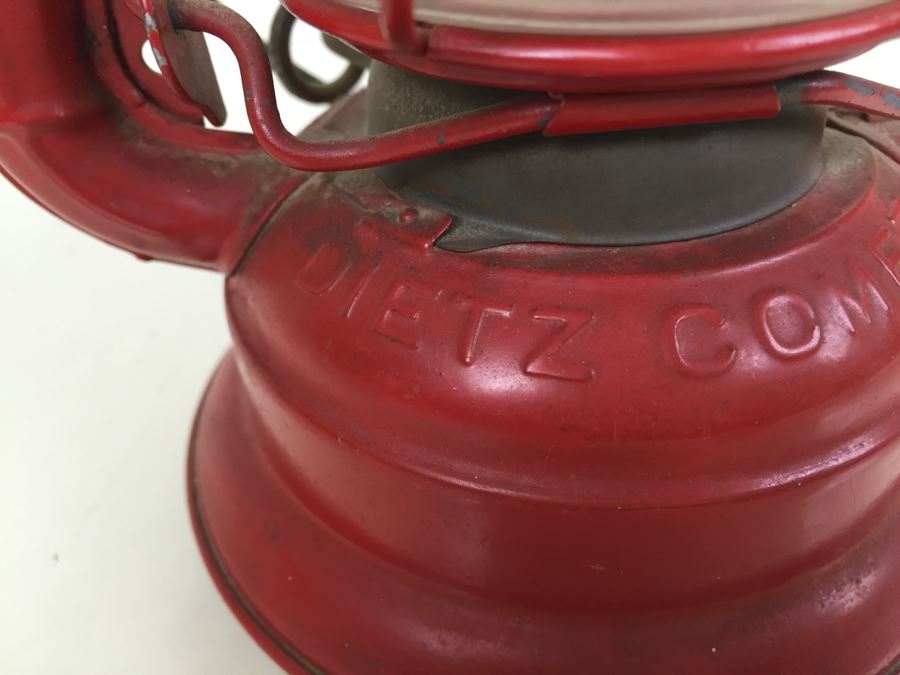 Dietz Comet Oil Lantern Red Vintage [Photo 12]