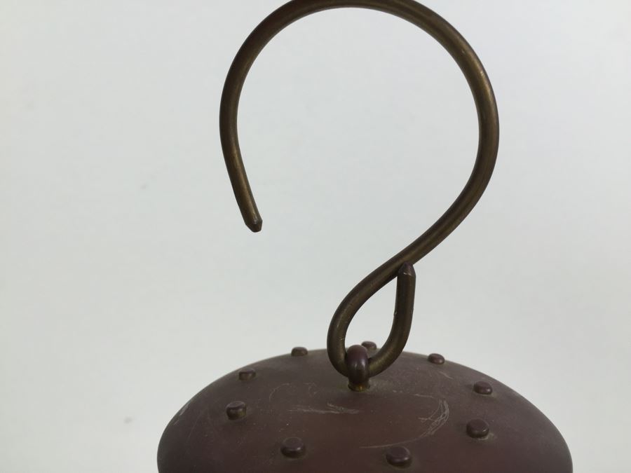 Solid Brass Miners' Lamp E. Thomas & Williams Ltd Cambrian No 6863 Oil Lantern Makers Aberdare Wales [Photo 8]