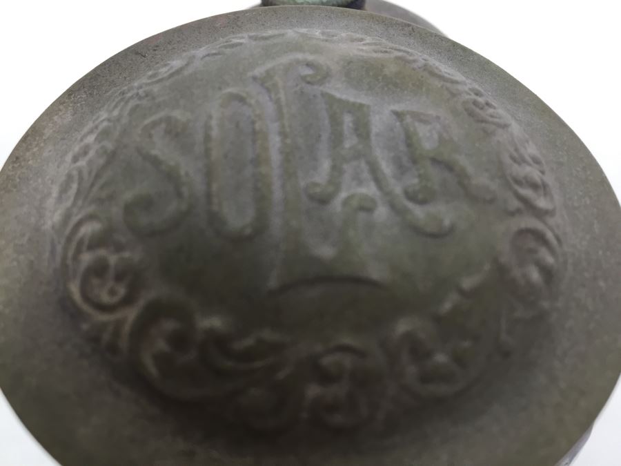 The Badger Brass Mfg Co. Kenosha, Was., U.S.A. Solar Lantern Bicycle Carbide Lamp With Red & Green Side Lenses [Photo 14]