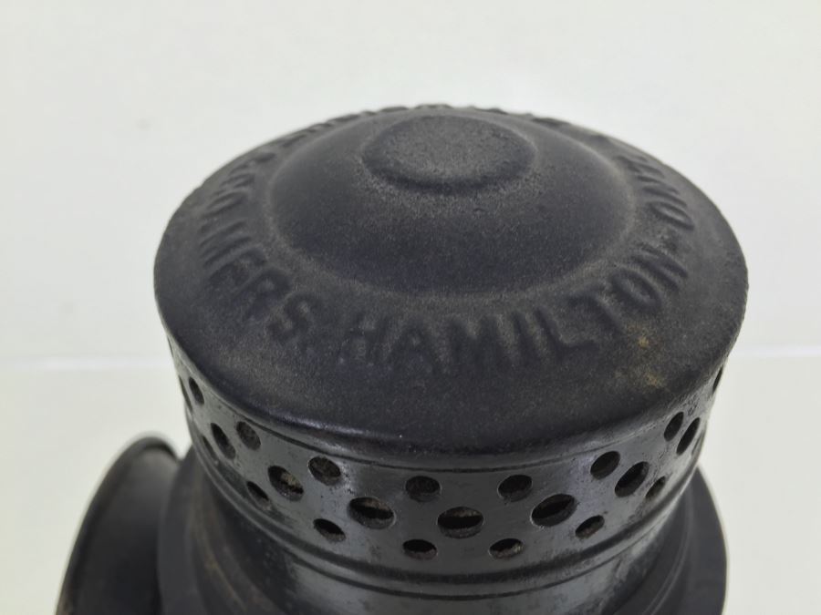 Railway Railroad Lantern By E. T. Wright & Co Mfrs. Hamilton Ont. [Photo 6]