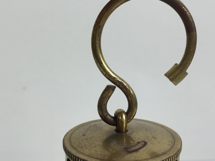 Solid Brass Miners' Lamp E. Thomas & Williams Ltd Cambrian No HS 8771 Oil Lantern Makers Aberdare Wales [Photo 7]